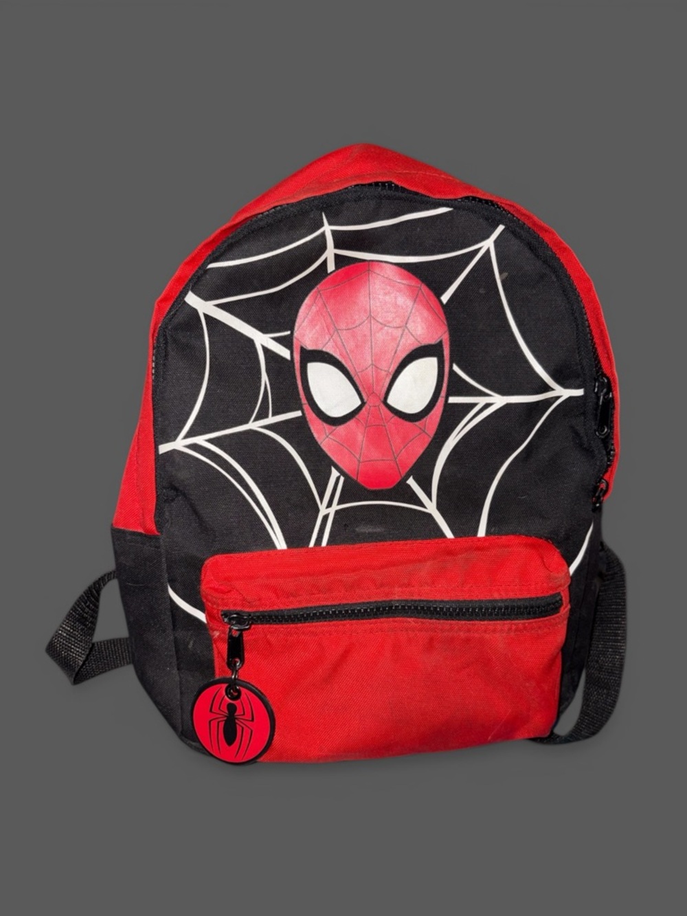 Kids Spiderman Backpack in Red and Black